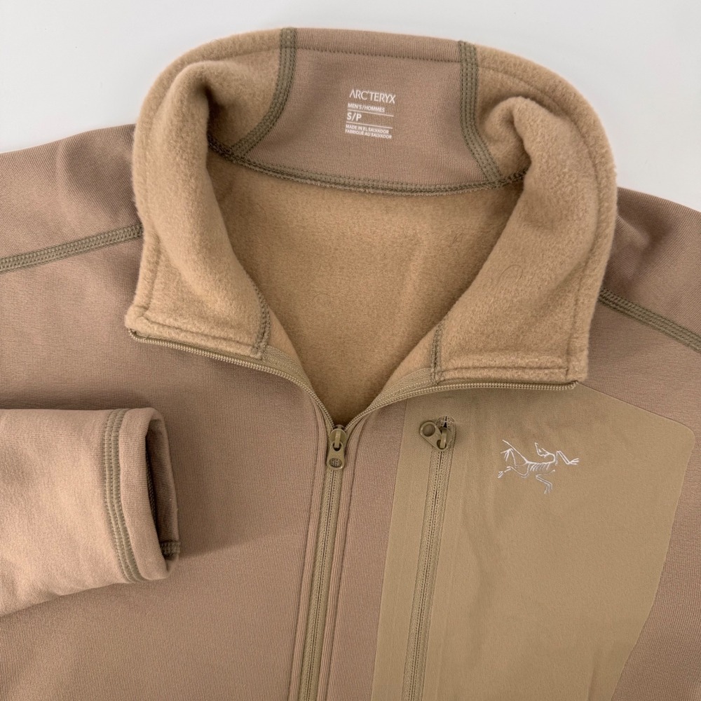 Arc'teryx Rho Heavyweight Zip Neck Women S Tan Fleece Pullover 1823X